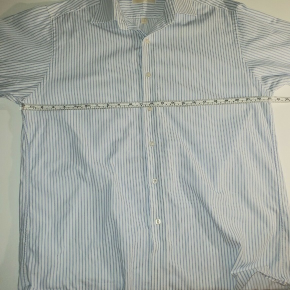 Michael Kors Blue And White Striped Shirt - Picture 6 of 8